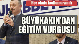 Her okula kodlama sınıfı Büyükakın’dan eğitim vurgusu
