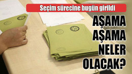 Seçim sürecine bugün girildi Aşama aşama neler olacak?