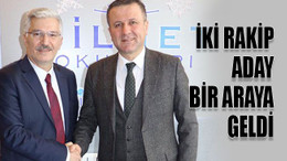 İki rakip aday bir araya geldi