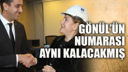 Gönül’ün numarası aynı kalacakmış
