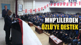 MHP’lilerden Özlü’ye destek