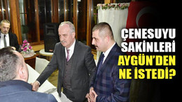 Çenesuyu halkı AKP'li aday Aygün’den ne istedi?
