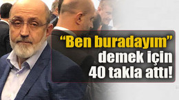“Ben buradayım” demek için 40 takla attı!