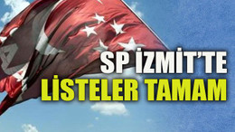 SP İzmit’te listeler tamam