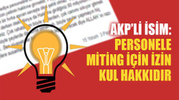AKP’li isimden şok miting iddiası!