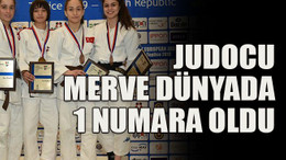 Judocu Merve dünyada 1 numara oldu