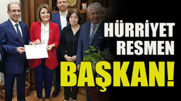 Hürriyet resmen başkan!