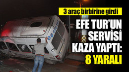 İzmit’te 3 araç birbirine girdi: 8 yaralı