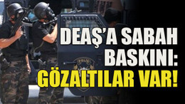DEAŞ’a sabah baskını: Gözaltılar var!