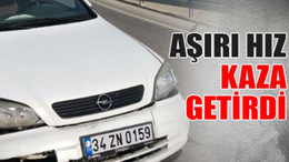 Gebze'de aşırı hız kaza getirdi
