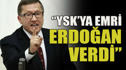 YSK’ya emri Erdoğan verdi