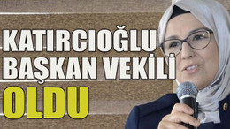 Katırcıoğlu başkan vekili oldu