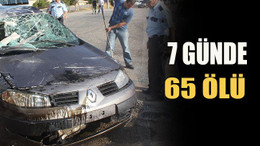 7 günde 65 ölü