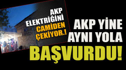 AKP yine aynı yola başvurdu!