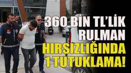 360 bin TL’lik rulman hırsızlığında 1 tutuklama!