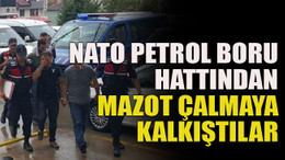 NATO petrol boru hattından mazot çalmaya kalkıştılar