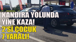 Kandıra yolunda yine Kaza! Kafa kafaya çarpıştılar
