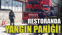 Restoranda yangın paniği!