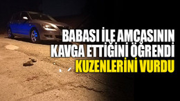 Babası ile amcasının kavga ettiğini öğrendi, kuzenlerini vurdu