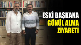 Eski başkana gönül alma ziyareti