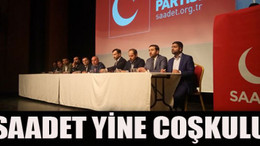 Saadet yine coşkulu