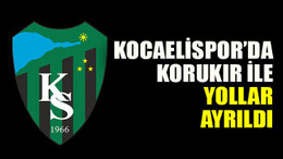 Kocaelispor’da Korukır ile yollar ayrıldı