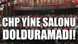 CHP yine salonu dolduramadı!