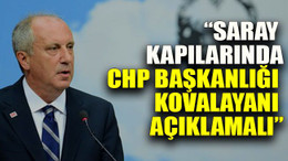 “Saray kapılarında CHP başkanlığı kovalayanı açıklamalı”