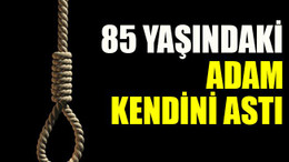 Kocaeli’de 85 yaşındaki adam kendini astı