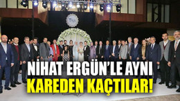 Nihat Ergün’le aynı kareden kaçtılar!