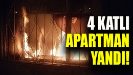 4 katlı apartman yandı!