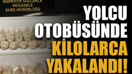 Yolcu otobüsünde kilolarca eroin yakalandı!