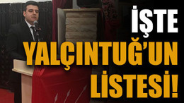 İşte Yalçıntuğ’un listesi!