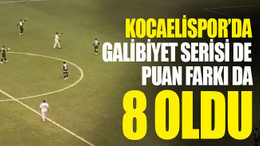 Kocaelispor, galibiyet serisini ve puan farkını 8’e çıkardı