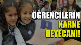 Öğrencilerin karne heyecanı!