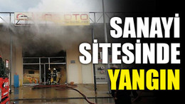 Kocaeli'de sanayi sitesinde yangın