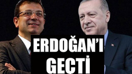 Erdoğan'ı geçti