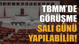 TBMM’de görüşme salı günü yapılabilir!