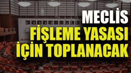 Meclis fişleme yasası için toplanacak