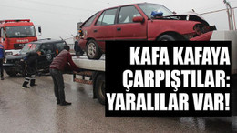 Kafa kafaya çarpıştılar: Yaralılar var!