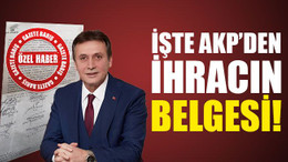 İşte AKP’den ihracın belgesi!