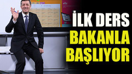 İlk ders bakanla başlıyor