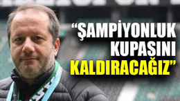 Murat Barış: “Şampiyonluk kupasını kaldıracağız”
