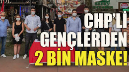CHP’li gençlerden 2 bin maske!