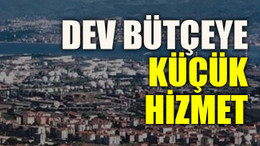 Dev bütçeye küçük hizmet