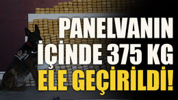 Panelvanın içinde 375 kg ele geçirildi!