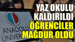 Yaz okulu kaldırıldı öğrenciler mağdur oldu