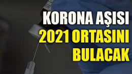 Korona aşısı 2021 ortasını bulacak