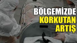 Bölgemizde korkutan artış