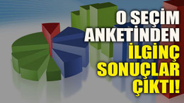 O seçim anketinden ilginç sonuçlar çıktı!